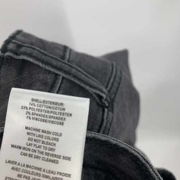 Vigoss Denim Shorts Gray Marley Mid Rise Fray Cuffed NWT - Picture 6 of 7